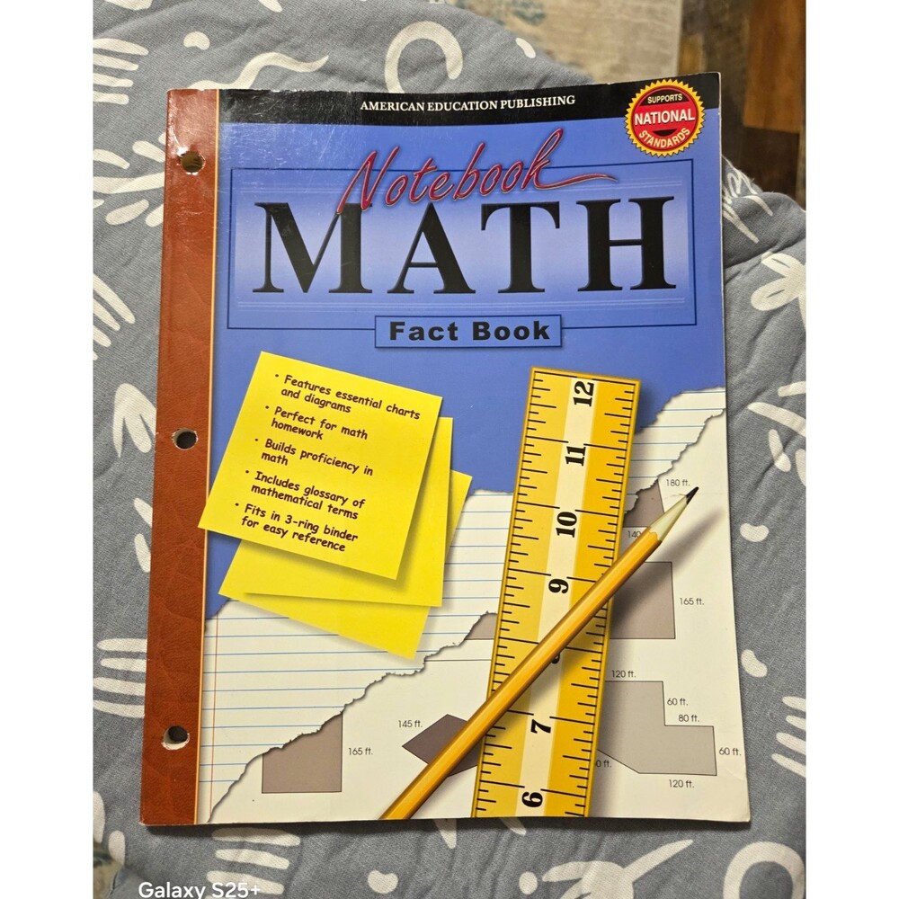American Education Publishing Notebook Math Fact Book Paperback 2003 Pre-K–K-12